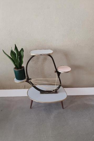 Vintage plantentafel beschikbaar voor biedingen