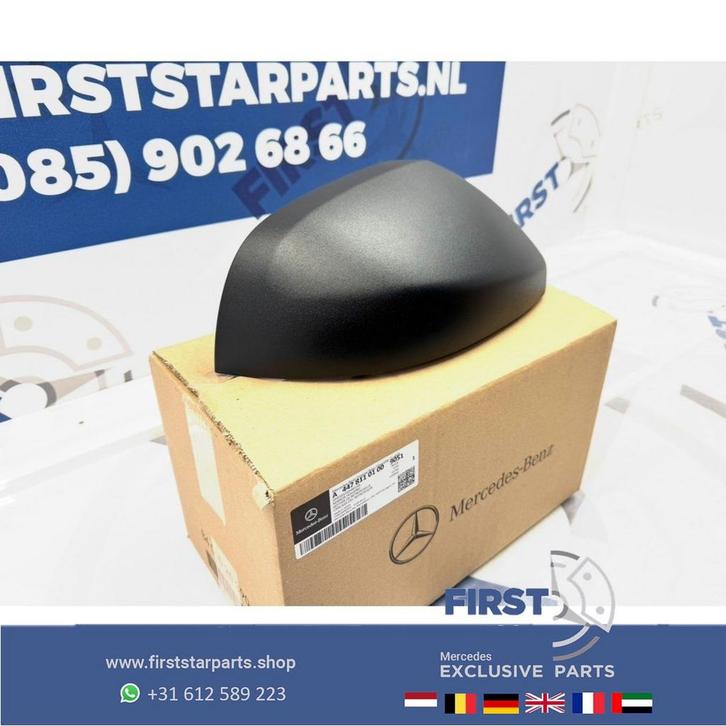 W447 SPIEGELKAP RECHTS zijspiegel kapje Mercedes EQV / V KLA, Auto-onderdelen, Spiegels, Mercedes-Benz, Gebruikt, Ophalen of Verzenden