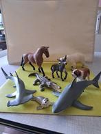 Set van 9 Papo- en Schleich-dieren. Paarden, gavialen, diere, Ophalen of Verzenden, Zo goed als nieuw, Paard