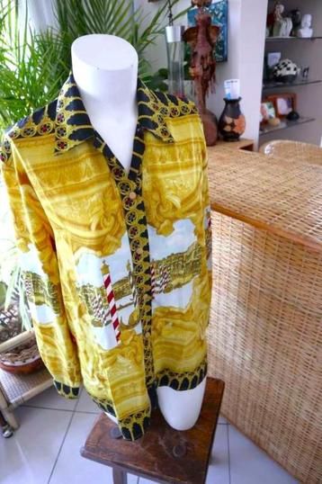 vintage dressing geel leuke blouse beschikbaar voor biedingen