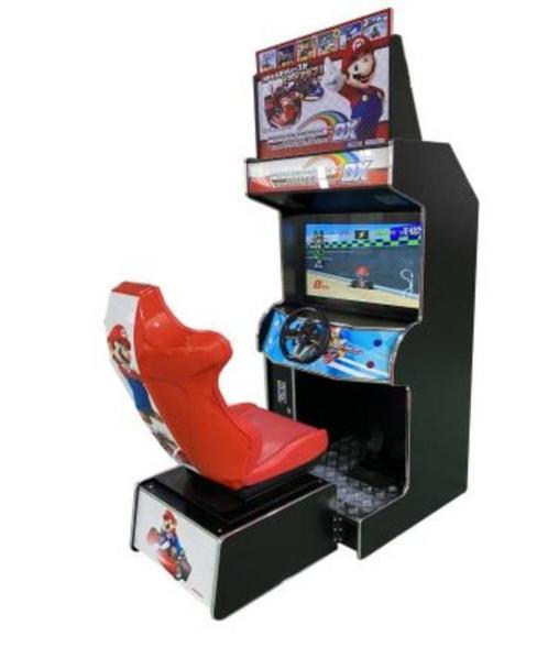 Leuke Arcade Race machine (sit-down) met PC (nieuw), Verzamelen, Automaten | Overige, Nieuw, Ophalen of Verzenden