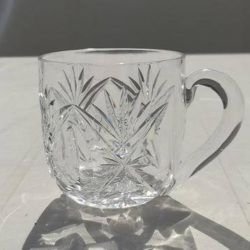 5 très rares tasses avec anses Val Saint Lambert beschikbaar voor biedingen