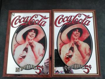 3 miroirs publicitaires Coca Cola, Enlèvement ou Envoi, Comme neuf, Autres types