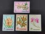 Singapore 1962-68 - bloemen - inheemse orchideeën **, Ophalen of Verzenden, Postfris
