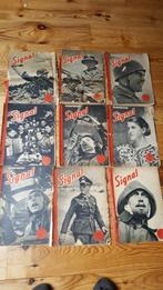 Set van 9 SIGNAL magazijnen, Gelezen, Algemeen, Ophalen of Verzenden, Tweede Wereldoorlog