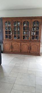 Bretoense eetkamer - eiken - tafel/6 stoelen/barkast/TV kast, Huis en Inrichting, Ophalen, Gebruikt, Bretoens / antiek, 4 tot 6 stoelen