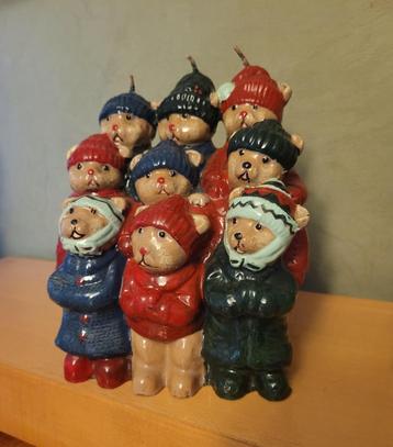 kerst kerstmis beer beren kaars  beschikbaar voor biedingen