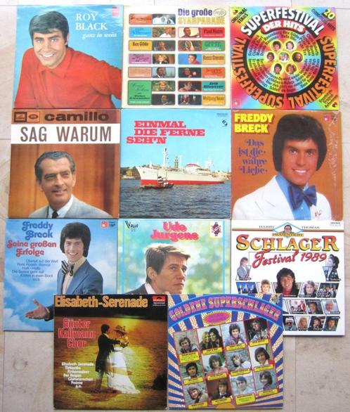 Lot van 12 DUITSE SCHLAGERS vinyl 33t lp's, Cd's en Dvd's, Vinyl | Overige Vinyl, Gebruikt, 12 inch, Ophalen of Verzenden