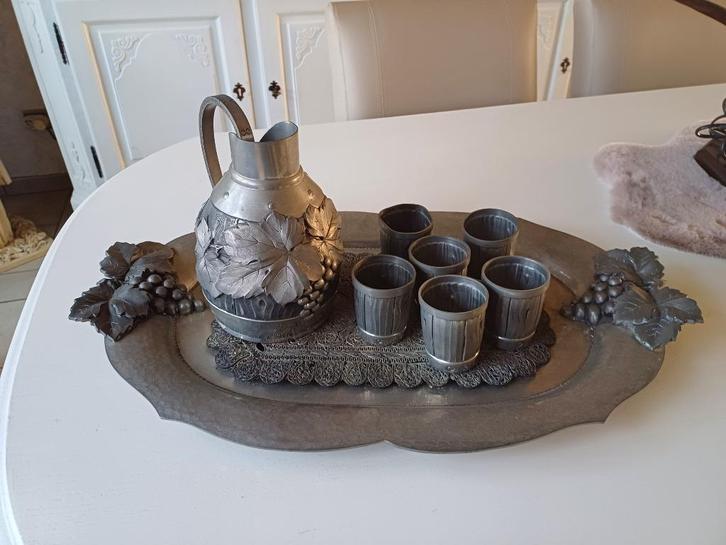 tinnen decoratie R. Sitoleux, Antiek en Kunst, Antiek | Tin, Ophalen