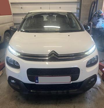 Citroën C3 8/2018 128659km, Autos, Achat, Boîte manuelle, Particulier, Tissu
