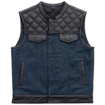 Veste Cuir Moto Gilet Cut Biker NEUF beschikbaar voor biedingen