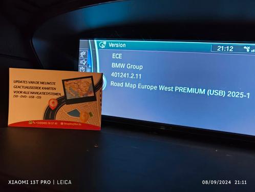BMW Navi Update ROAD Map Europe Premium CIC WEST 2025-1, Computers en Software, Navigatiesoftware, Zo goed als nieuw, Ophalen