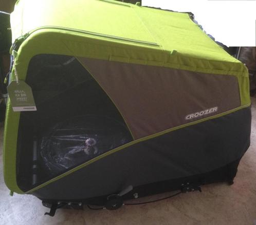 Remorque vélo Croozer chien 45kg,coussin, kit poussette NEUF, Fietsen en Brommers, Fietsaccessoires | Aanhangwagens en Karren