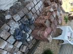 Rode en gele klinkers, Tuin en Terras, Tegels en Klinkers, Ophalen, Gebruikt, Overige materialen, Klinkers