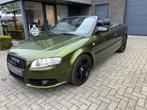 Audi A4 Cabriolet 1.8 T S-line leder navigatie xenon bose, Auto's, Voorwielaandrijving, 4 zetels, Zwart, 4 cilinders