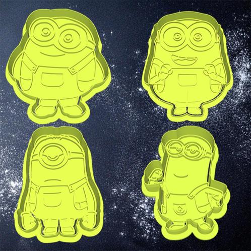 4x Minion's Cookie cutter / Koekjessnijders, Hobby en Vrije tijd, Taarten en Cupcakes maken, Nieuw, Bakvorm, Ophalen of Verzenden