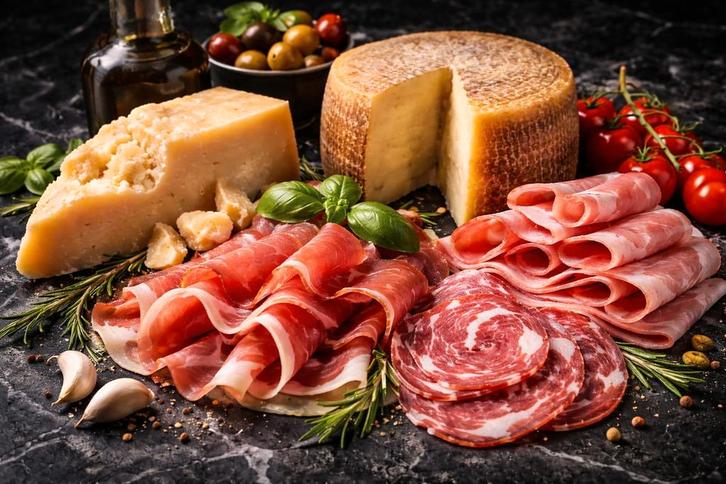 Fromages et charcuteries italiennes importés de Sicile, Divers, Produits alimentaires, Enlèvement