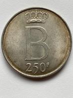 Zilveren munt 250 frank België, Postzegels en Munten, Munten | België, Ophalen, Zilver, Losse munt, Zilver