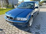BMW 318i BENZINE AIRCO, Auto's, BMW, Zwart, 4 cilinders, Blauw, Bedrijf
