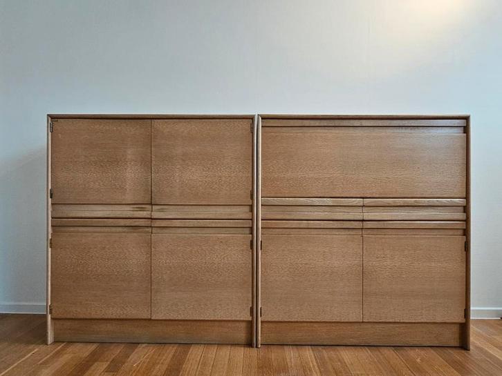Twee dressoirs van het Belgische: Van den Berghe - Pauvers, Huis en Inrichting, Kasten | Dressoirs, Gebruikt, Ophalen