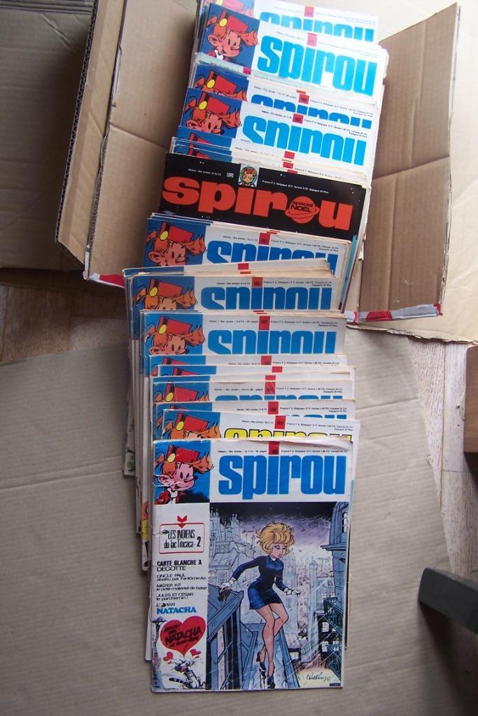 Spirou magazines Lot 1839 à 1898, Boeken, Stripverhalen, Gelezen, Verzenden