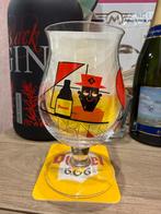 Duvel glas Sjoerd Duvel aan de bar finalist, Verzamelen, Biermerken, Ophalen of Verzenden, Nieuw, Glas of Glazen, Duvel