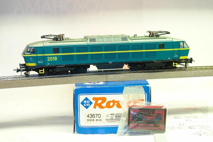 ROCO 43670 SNCB NMBS 2018 RONET CC/DC ANALOGIQUE, Hobby en Vrije tijd, Modeltreinen | H0, Zo goed als nieuw, Locomotief, Gelijkstroom