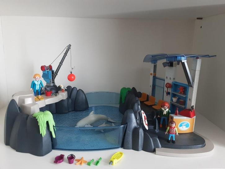 PLaymobil dolfinarium - compleet, Kinderen en Baby's, Speelgoed | Playmobil, Zo goed als nieuw, Complete set, Ophalen of Verzenden