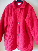 Anorak rouge Neuville avec capuche amovible T 46/48, Enlèvement ou Envoi, Comme neuf, Taille 46/48 (XL) ou plus grande, Rouge