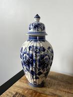 Vaas, Ophalen, Gebruikt, Blauw, Aardewerk of Porselein