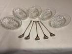 5 ovalen glazen schaaltjes, Enlèvement, Comme neuf, Verre