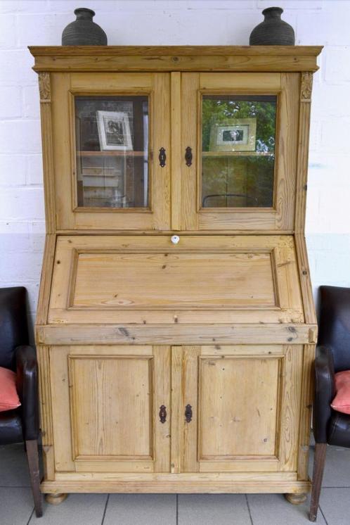 Mooie massief grenen secretaire, Huis en Inrichting, Kasten | Ladekasten, Gebruikt, Grenenhout, Ophalen of Verzenden