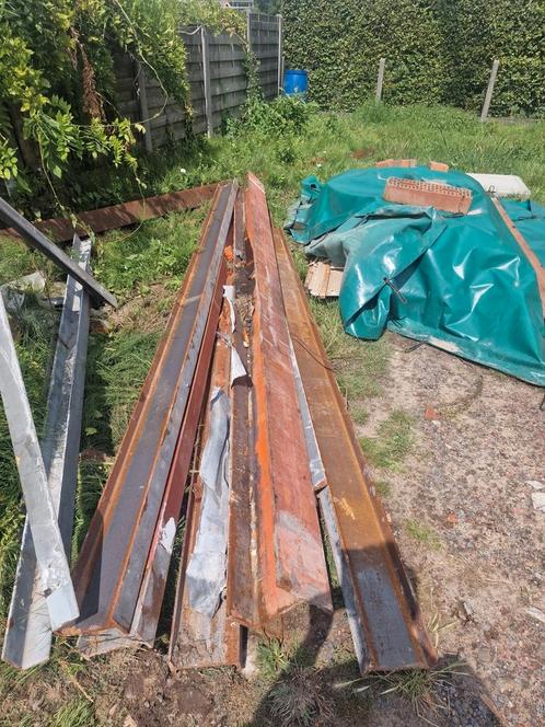 Dubbele U profielen, Doe-het-zelf en Bouw, Metalen, Gebruikt, Ophalen