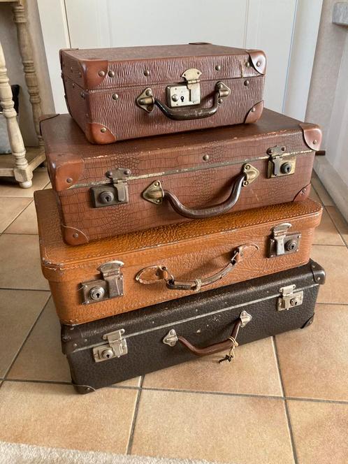 Vintage koffers, Handtassen en Accessoires, Koffers, Gebruikt, Ophalen