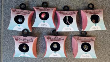 NIEUW: 7x Heart beads bedels, samen 5euro beschikbaar voor biedingen