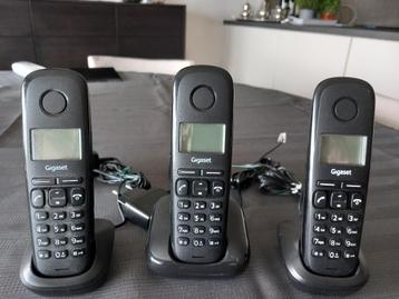 GIGASET DRAADLOZE TELEFOON A170 TRIO BLACK
