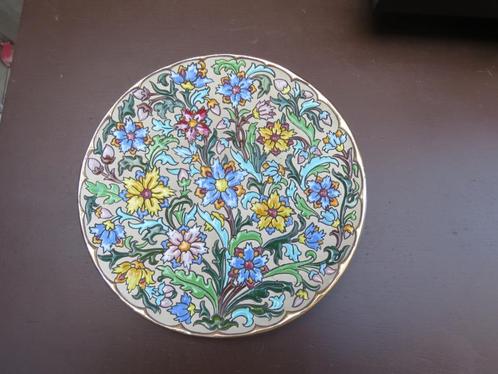 Vintage Andalusische geëmailleerde wandbord keramiek, Antiek en Kunst, Antiek | Keramiek en Aardewerk, Ophalen