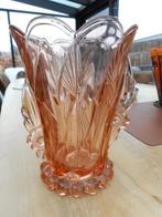 Vaas in geperst glas - Art deco, Enlèvement ou Envoi