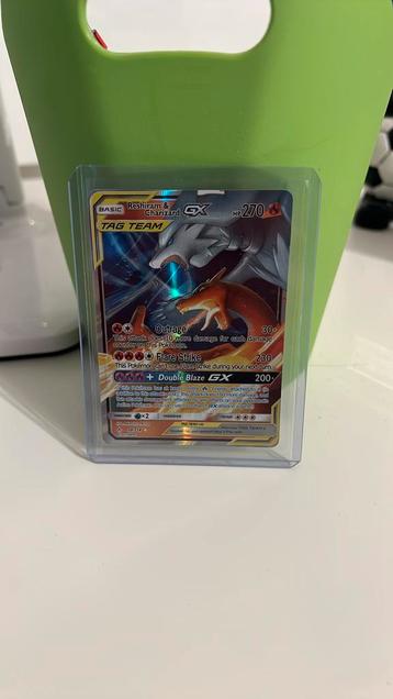 Reshiram & charizard GX, Envoi, Utilisé, Cartes en vrac, Foil
