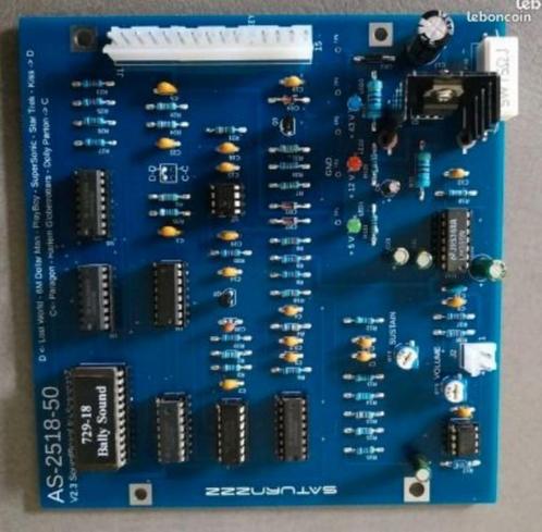 Flipper Carte Son de remplacement pour Bally AS-2518-50 et A, Verzamelen, Automaten | Flipperkasten, Nieuw, Elektronisch, Flipperkast