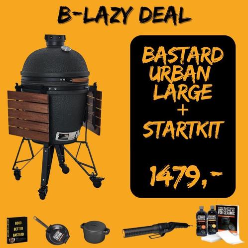 Combideal kamado Bastard Urban Large (tot eind jan), Tuin en Terras, Houtskoolbarbecues, Nieuw, Ophalen of Verzenden