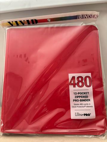 Ultra PRO – Zippered 12 Pocket Pro Binder Red beschikbaar voor biedingen