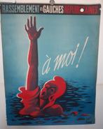 Origineel protestaffiche Rene Ravo Marianne, Verzamelen, Verzenden, A1 t/m A3, Reclame, Rechthoekig Staand