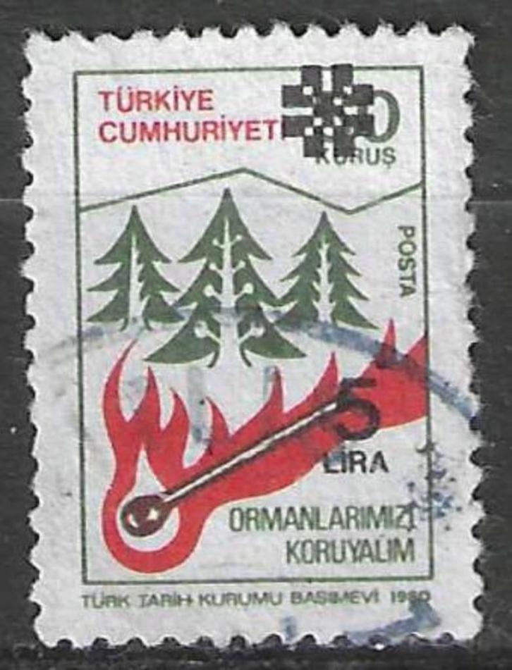 Turkije 1983 - Yvert 2405 - Brandbescherming v.h. bos (ST), Postzegels en Munten, Postzegels | Europa | Overig, Gestempeld, Verzenden