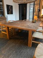 Grote houten eettafel 8 personen, Huis en Inrichting, Ophalen, Zo goed als nieuw
