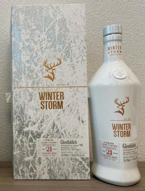 Glenfiddich Winter Storm 21 YO Batch #2 Icewine Cask Finish, Collections, Vins, Neuf, Autres types, Autres régions, Pleine, Enlèvement ou Envoi