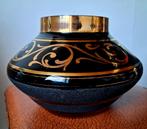 Vase art déco en métal doré, Enlèvement ou Envoi