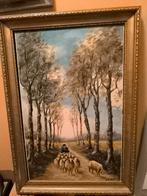 zeer mooi herder met schapen schilderij, Ophalen