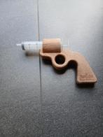 Houten waterpistool met spuit aqua joe, Ophalen, Gebruikt