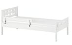 Peuterbed, Kinderen en Baby's, Kinderkamer | Bedden, Ophalen, Gebruikt, 70 tot 85 cm, Lattenbodem